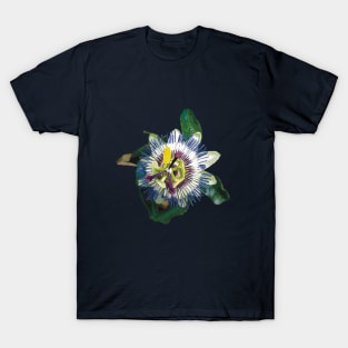Lilikoi or Yellow Passion Fruit Flower T-Shirt